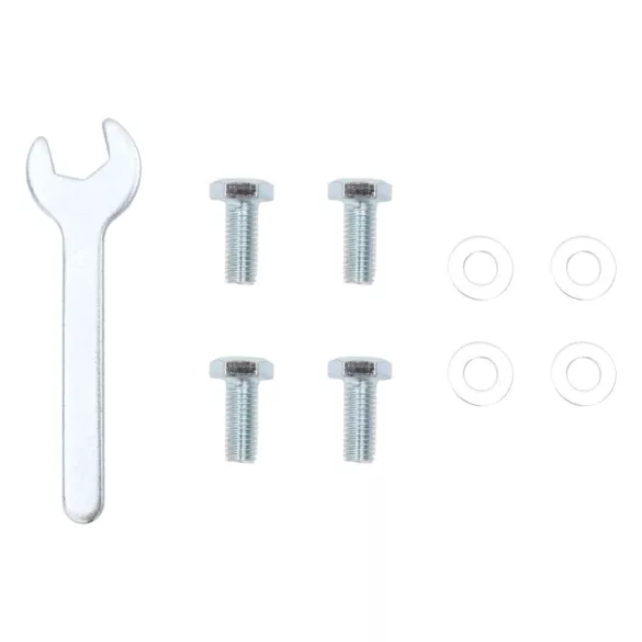 matt fekete acél napernyőtalp rúdhoz Ø38/48 mm