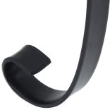 3 db fekete és fehér kerámia növényállvány