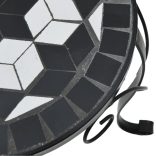 3 db fekete és fehér kerámia növényállvány