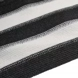 antracitszürke és fehér HDPE belátásgátló háló 2 x 10 m 75 g/m²