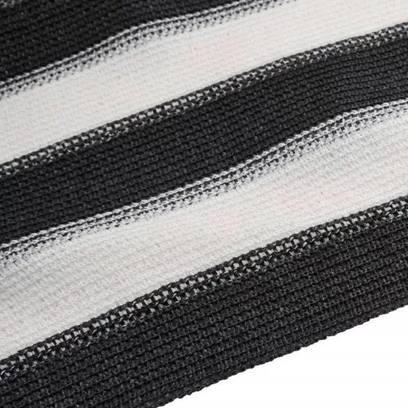 antracitszürke és fehér HDPE belátásgátló háló 2 x 10 m 75 g/m²