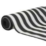 antracitszürke és fehér HDPE belátásgátló háló 1x10 m 150 g/m²