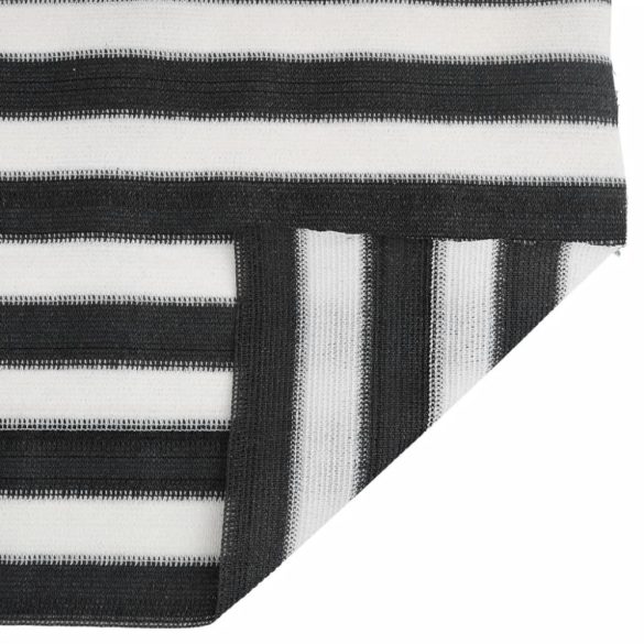 antracitszürke és fehér HDPE belátásgátló háló 1,5x10m 150 g/m²