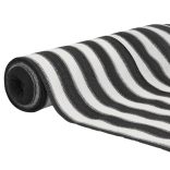 antracitszürke és fehér HDPE belátásgátló háló 1,5x25m 150 g/m²