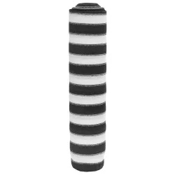   antracitszürke és fehér HDPE belátásgátló háló 1,5x50m 150 g/m²