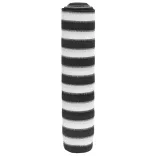 antracitszürke és fehér HDPE belátásgátló háló 1x10 m 195 g/m²