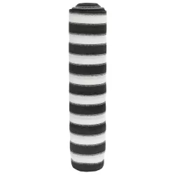   antracitszürke és fehér HDPE belátásgátló háló 1x10 m 195 g/m²