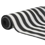 antracitszürke és fehér HDPE belátásgátló háló 1,5x25m 195 g/m²