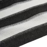 antracitszürke és fehér HDPE belátásgátló háló 2 x 10m 195 g/m²