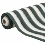 zöld és fehér HDPE belátásgátló háló 1,8 x 50 m 75 g/m²