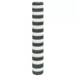 zöld és fehér HDPE belátásgátló háló 2 x 25 m 150 g/m²