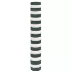   zöld és fehér HDPE belátásgátló háló 2 x 25 m 150 g/m²