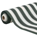 zöld és fehér HDPE belátásgátló háló 2 x 25 m 150 g/m²