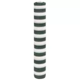 zöld és fehér HDPE belátásgátló háló 1,5 x 25 m 195 g/m²