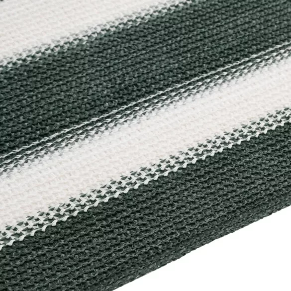 zöld és fehér HDPE belátásgátló háló 1,5 x 25 m 195 g/m²