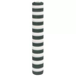   zöld és fehér HDPE belátásgátló háló 1,8 x 10 m 195 g/m²