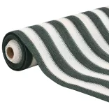 zöld és fehér HDPE belátásgátló háló 1,8 x 25 m 195 g/m²