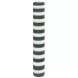zöld és fehér HDPE belátásgátló háló 2 x 10 m 195 g/m²