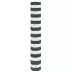   zöld és fehér HDPE belátásgátló háló 2 x 10 m 195 g/m²
