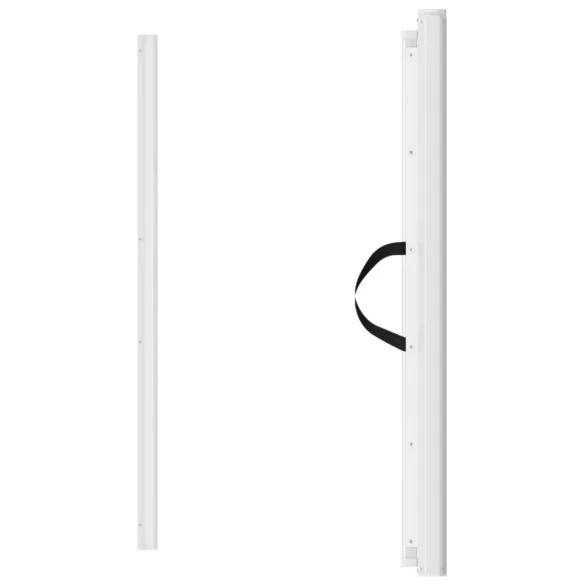 behúzható fehér kisállatkapu 82,5 x 125 cm