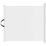 fehér behúzható kisállatkapu 117,5 x 125 cm