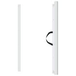 fehér behúzható kisállatkapu 117,5 x 125 cm