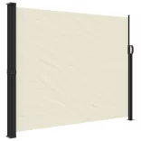 krémszínű behúzható oldalsó napellenző 160 x 300 cm