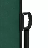 sötétzöld behúzható oldalsó napellenző 160 x 300 cm