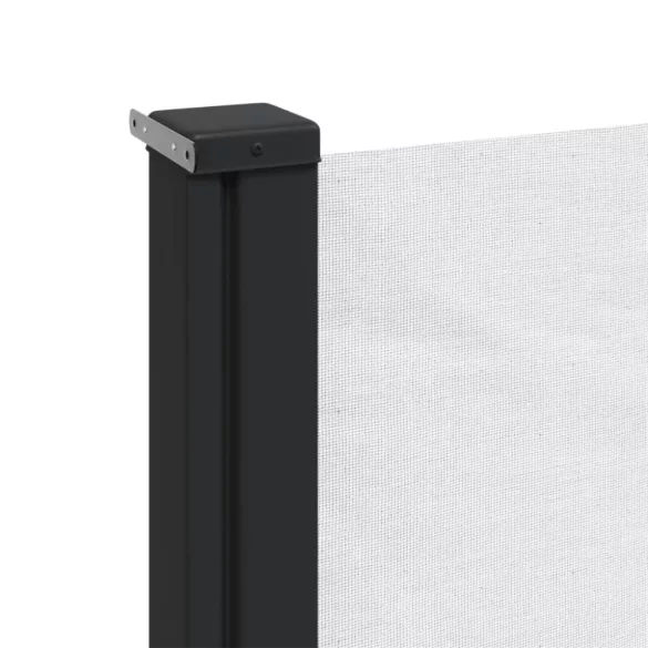 fehér behúzható oldalsó napellenző 140 x 500 cm