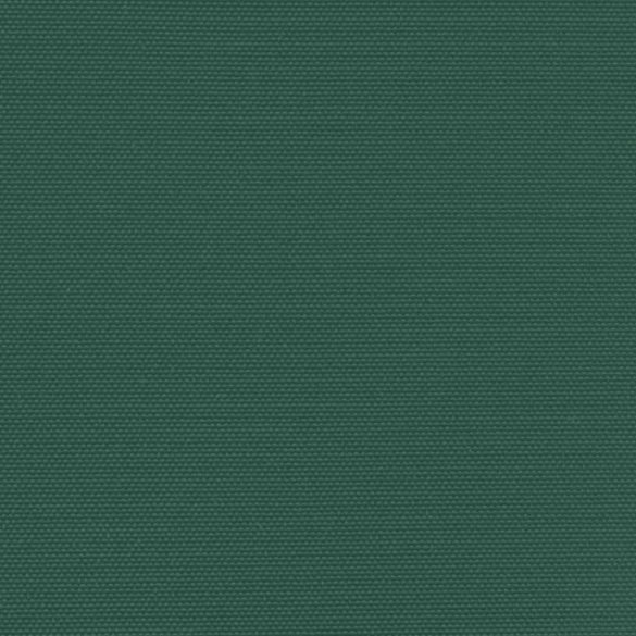 sötétzöld behúzható oldalsó napellenző 220 x 500 cm