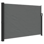 antracitszürke behúzható oldalsó napellenző 140 x 600 cm