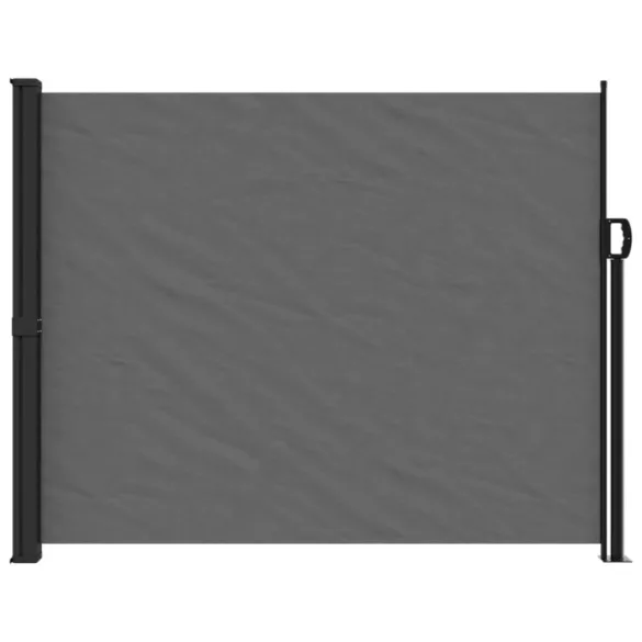 antracitszürke behúzható oldalsó napellenző 160 x 600 cm