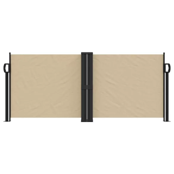 bézs behúzható oldalsó napellenző 100 x 600 cm