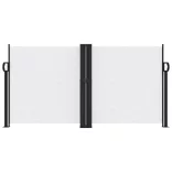 fehér behúzható oldalsó napellenző 120 x 600 cm