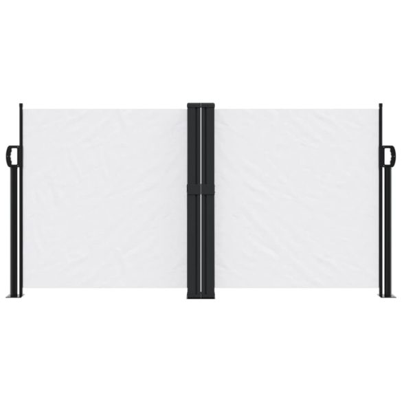 fehér behúzható oldalsó napellenző 120 x 600 cm