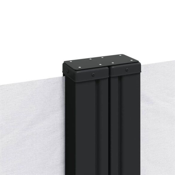 fehér behúzható oldalsó napellenző 120 x 600 cm