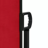 piros behúzható oldalsó napellenző 140 x 600 cm