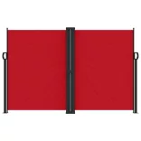 piros behúzható oldalsó napellenző 160 x 600 cm