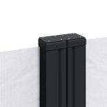 fehér behúzható oldalsó napellenző 160 x 600 cm