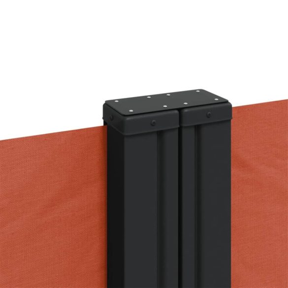 terrakotta behúzható oldalsó napellenző 160 x 600 cm
