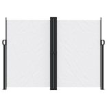 fehér behúzható oldalsó napellenző 180 x 600 cm