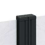 fehér behúzható oldalsó napellenző 180 x 600 cm