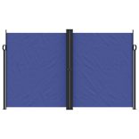 kék behúzható oldalsó napellenző 200 x 600 cm