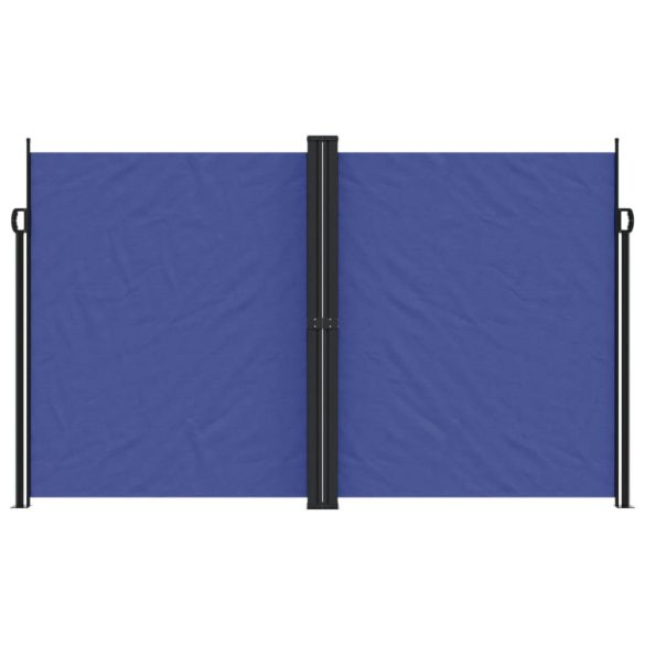 kék behúzható oldalsó napellenző 200 x 600 cm