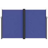 kék behúzható oldalsó napellenző 220 x 600 cm