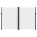 fehér behúzható oldalsó napellenző 220 x 600 cm