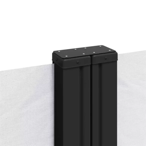 fehér behúzható oldalsó napellenző 220 x 600 cm