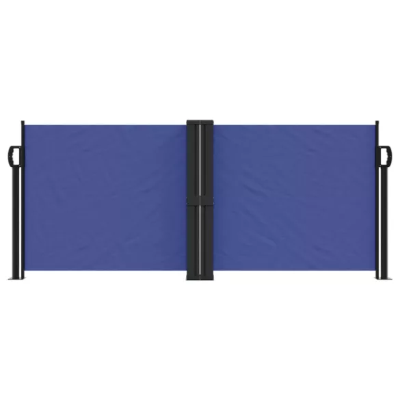 kék behúzható oldalsó napellenző 100 x 1000 cm