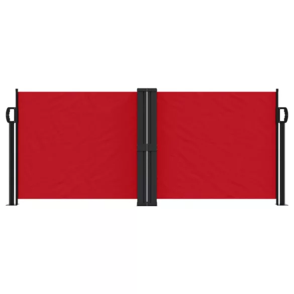 piros behúzható oldalsó napellenző 100 x 1000 cm