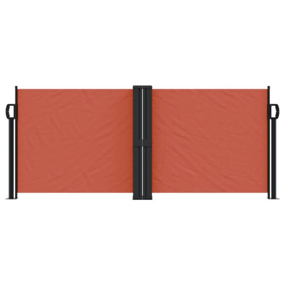 terrakotta behúzható oldalsó napellenző 100 x 1000 cm